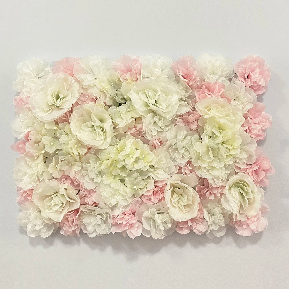 Pink Silk Rose Flower Wall Artificial Flower Backdrop Panel for Wedding Baby Shower Birthday Home Party Decoration Room Decor