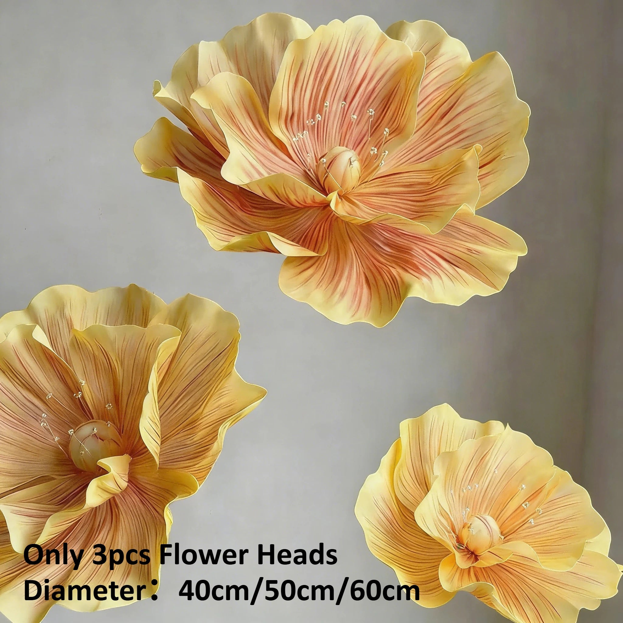 170cm EVA Large Artificial Flowers Road Lead Flower Window Display Wedding Decor Props Party Home Decoration Marriage With Stand